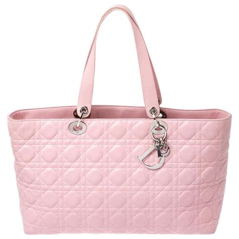 dior pink cannage bag